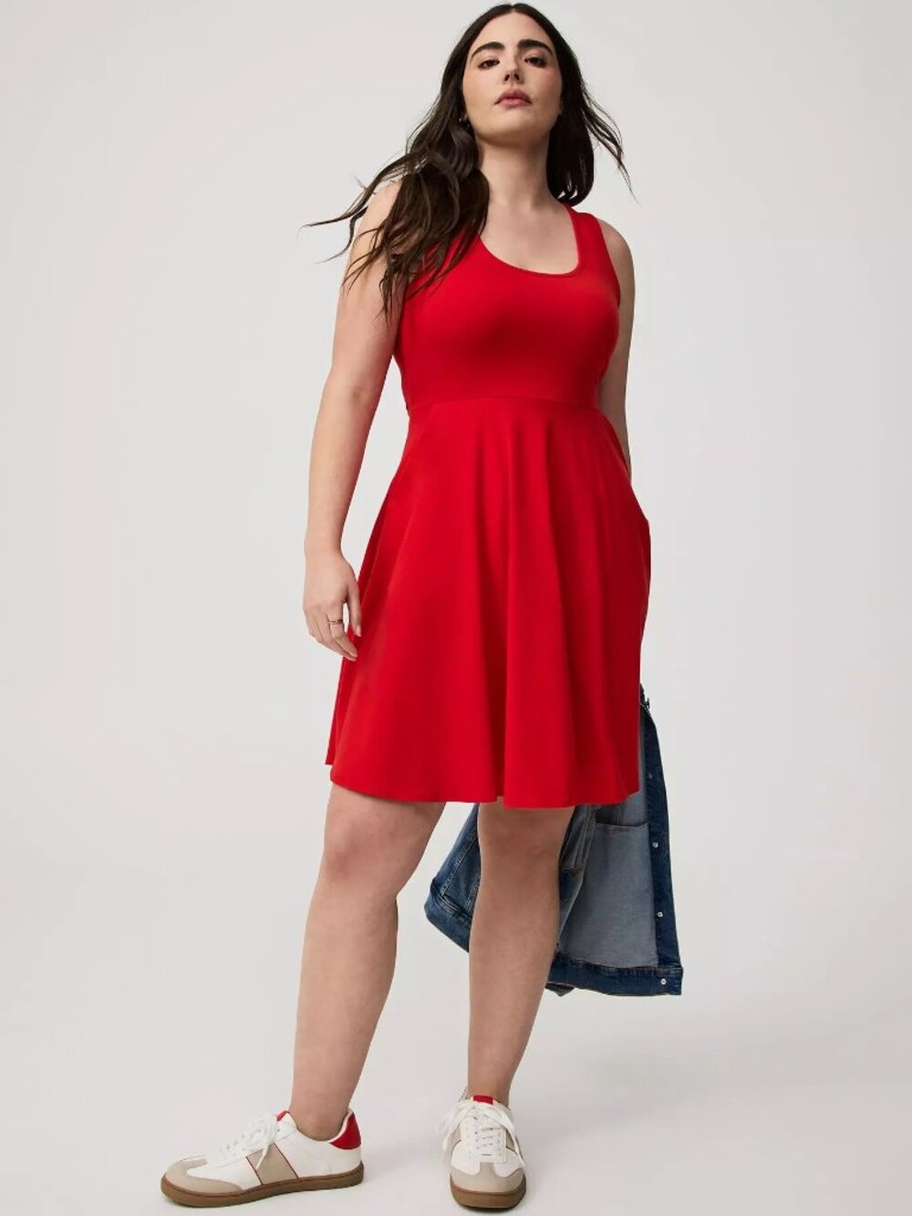 Torrid Foxy Skater Mini Dress with Pockets - Picture 5 of 9